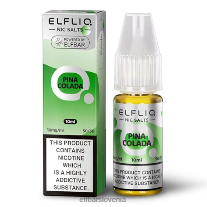 elfbar elfliq nične soli - pina colada - 10 ml-20 mg/ml 42VJN176