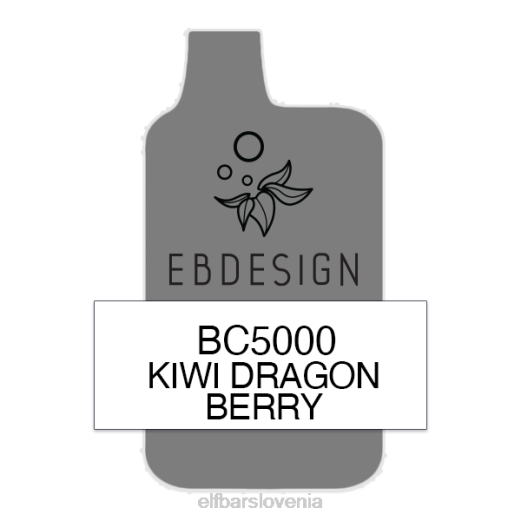 ELFBAR kiwi dragon berry 5000 potrošnikov - enojni V62059