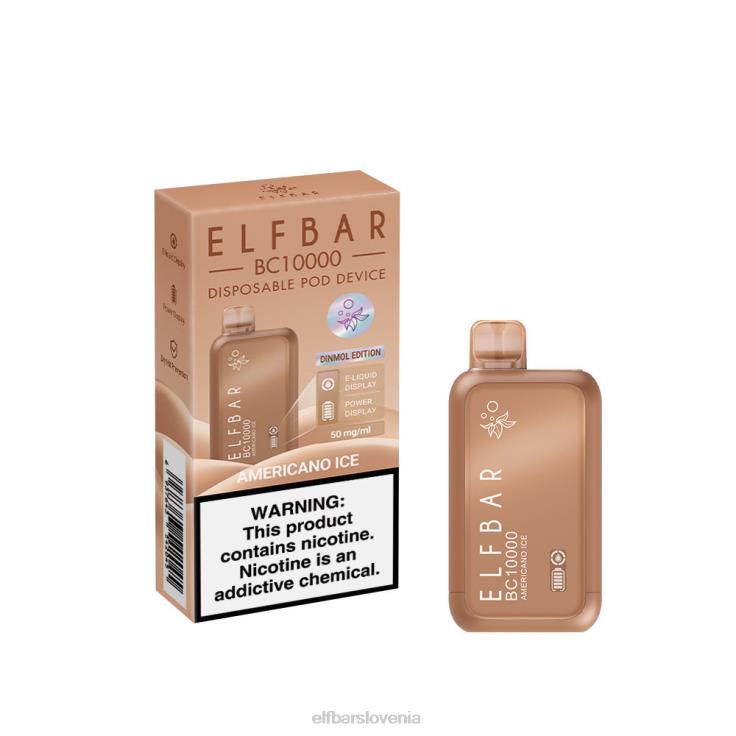 ELFBAR najboljši okus za enkratno uporabo vape serije bc10000 ice ameriški led 80DD63