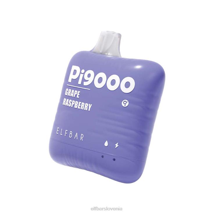 ELFBAR pi9000 vape za enkratno uporabo 9000 vpihov grozdna malina 80DD6109
